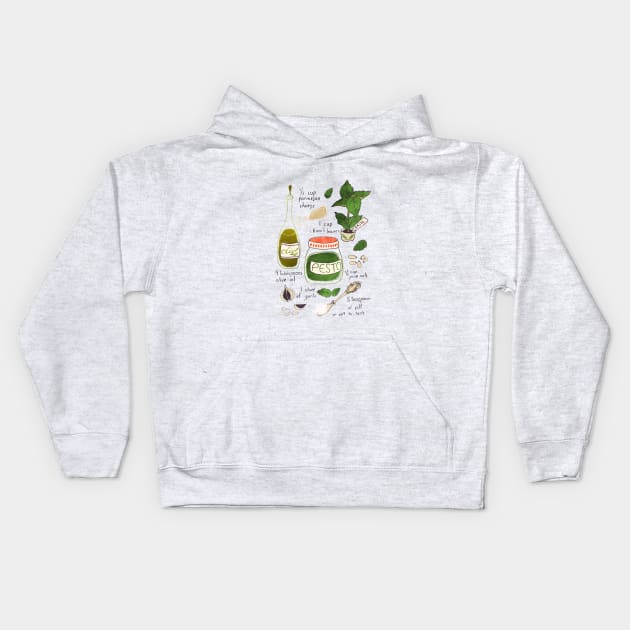 Recipe Kids Hoodie by Lidiebug